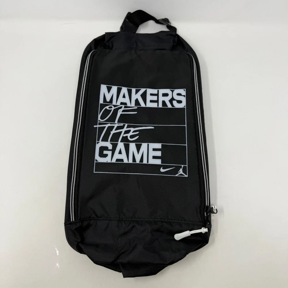 Rare Nike Jordan Makers of the Game Black Shoe Bag Sneaker Carrier Travel Case